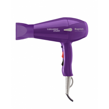 Профессиональный фен для укладки волос "Tornado 2500" Kapous фиолетовый