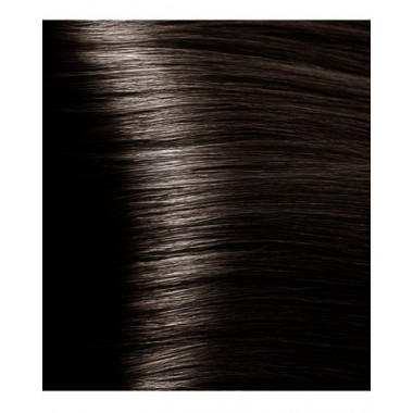 HY 4.07 Коричневый натуральный холодный, крем-краска для волос с гиалуроновой кислотой, 100 мл 